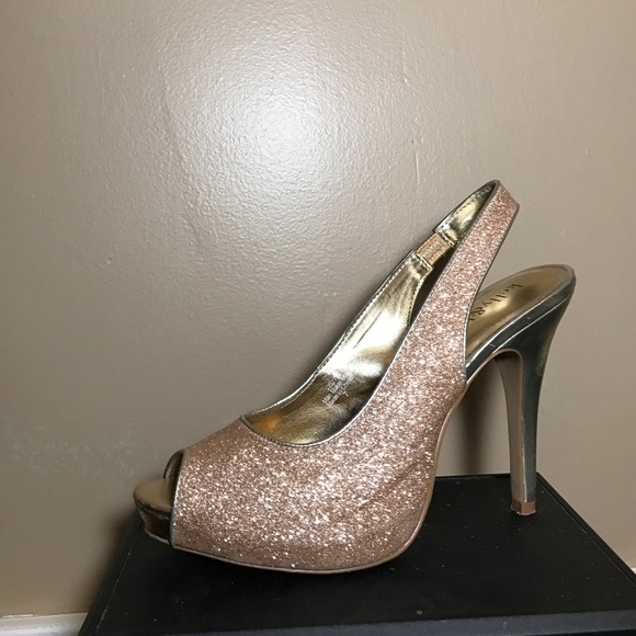 Kelly & Kate Gold/Sparkly Shoes