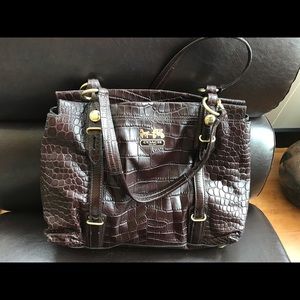 Authentic Coach leather handbag