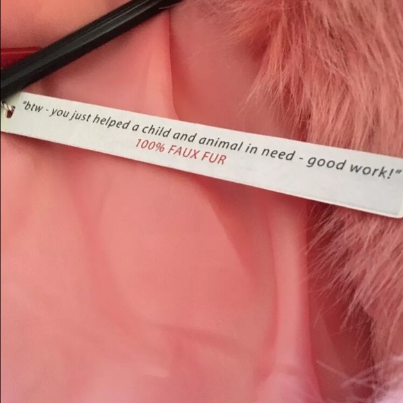 n: Philanthropy 100% Faux Fur Coat/Jacket - Picture 4 of 6