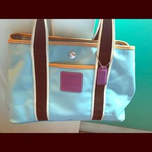 Light Blue Coach Purse