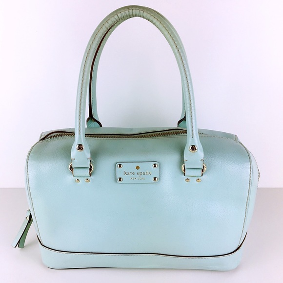 Kate Spade Robin's Egg Blue Leather Bag