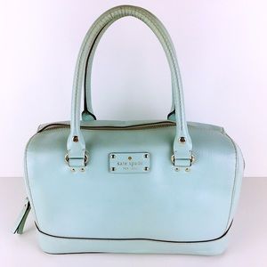 Kate Spade Robin's Egg Blue Leather Bag