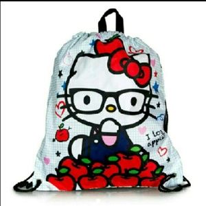 Nwt hello kitty loungefly drawstring backpack