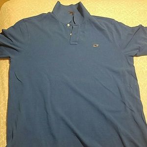 Mens Vineyard Vines Blue Polo Size L