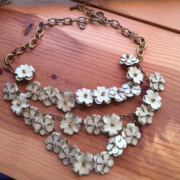 Anne Klein Jewelry - Anne Klein floral enamel triple layer necklace