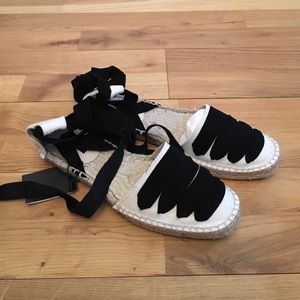 Zara Lace up Espadrilles
