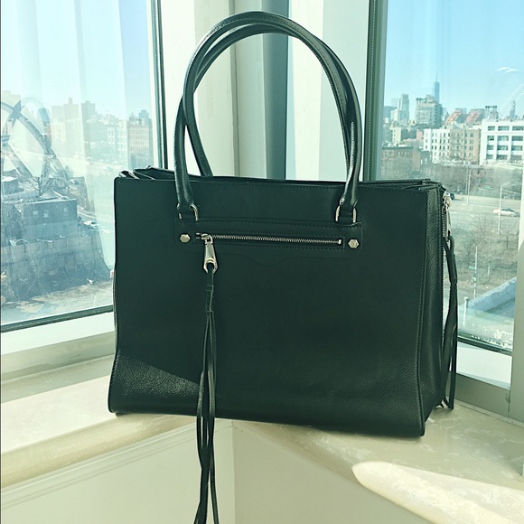 Rebecca Minkoff Size Zip Regan Tote Bag Black
