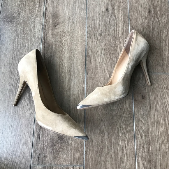 Dolce Vita Shoes - DV dolce vita suede pointy leather pumps 3" heels
