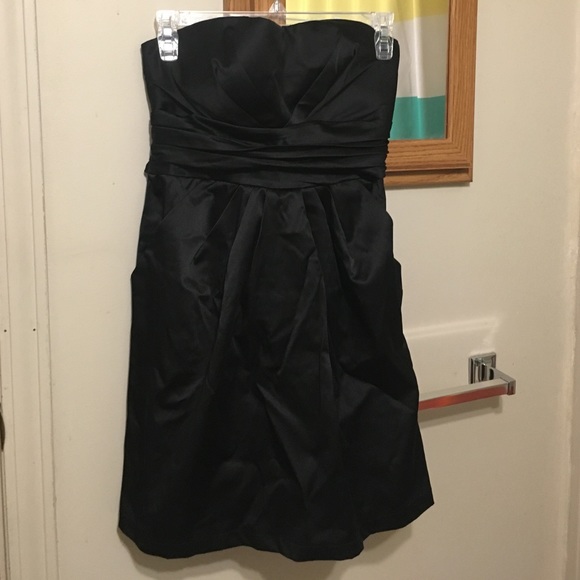 F21 - Satin/Silk Little Black Dress