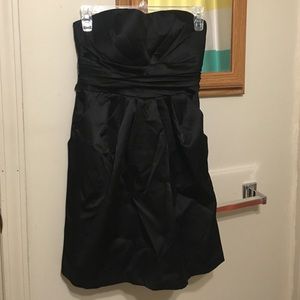 F21 - Satin/Silk Little Black Dress