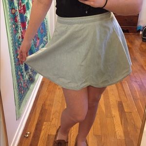 Forever 21 denim skater skirt
