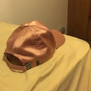 MISSGUIDED blush pink satin cap -never worn-