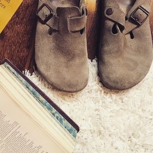 Birkenstock Boston Suede Clog