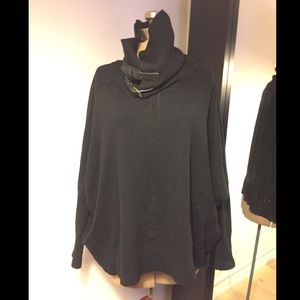 All Saints Pancho/Turtle Neck with Hardware