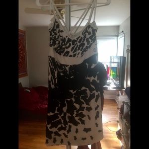 Fox cross back dress