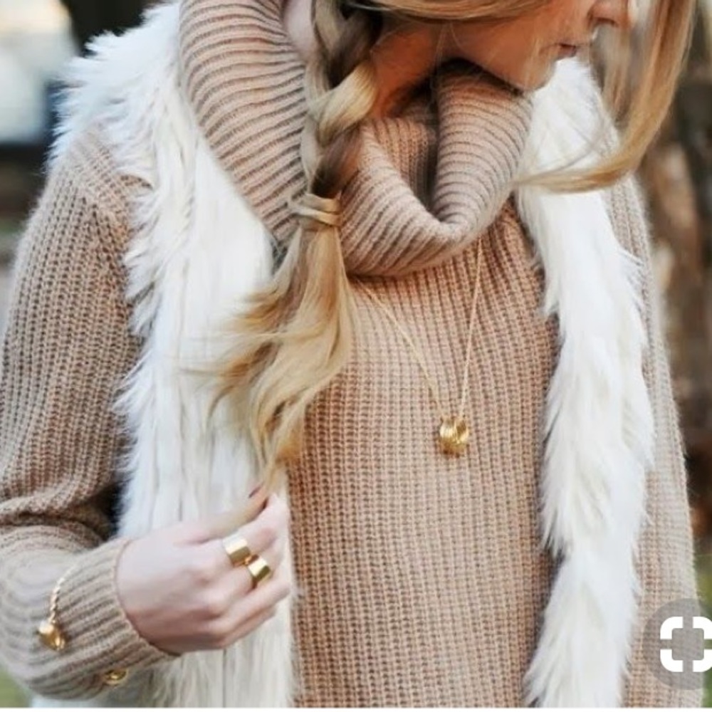Rachel Zoe Luxe Faux Fur Vest