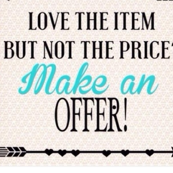 Taking Reasonable offers