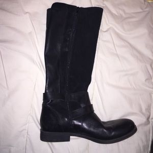 Lucky brand suede and leather boots