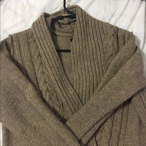 Brown cowl neck sweater