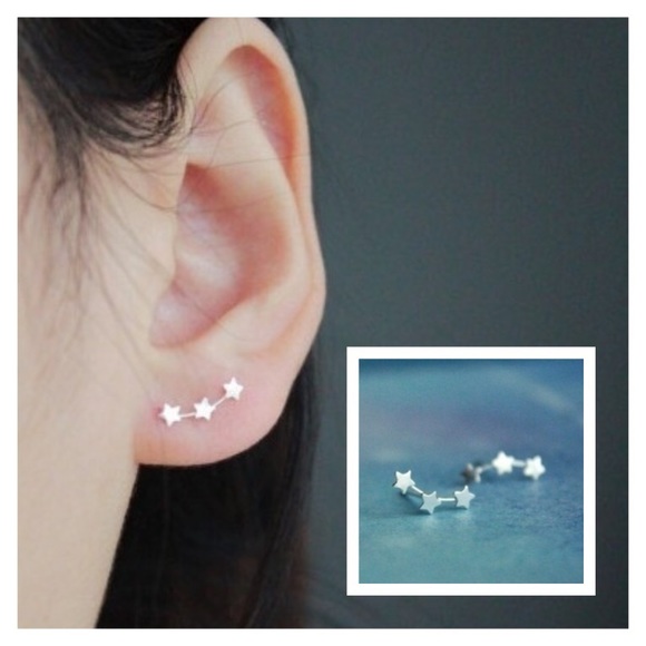 Jewelry - Sterling Silver Star Earrings