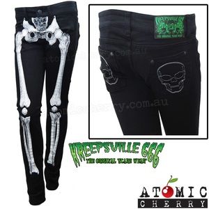 Kreepsville skeleton pants