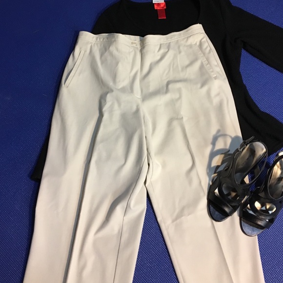 Dress Barn tan trousers - Picture 2 of 4