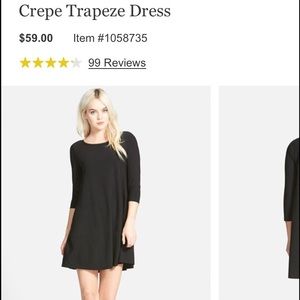Nordstrom Trapeze dress