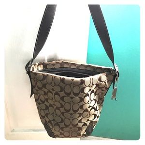 Brown Coach Bucket Purse