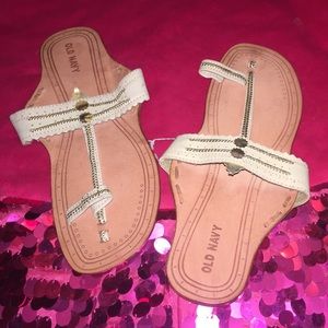 Old navy flat sandals! ❤️