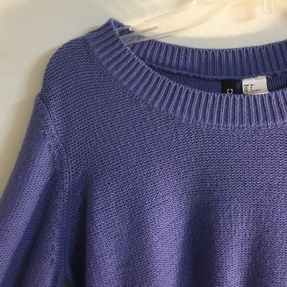 H&M periwinkle sweater