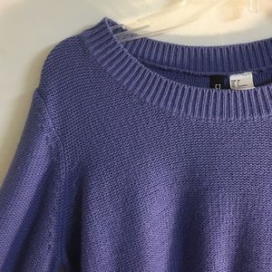 H&M periwinkle sweater