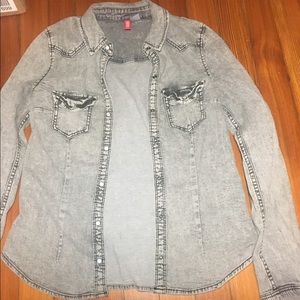H&M jean shirt