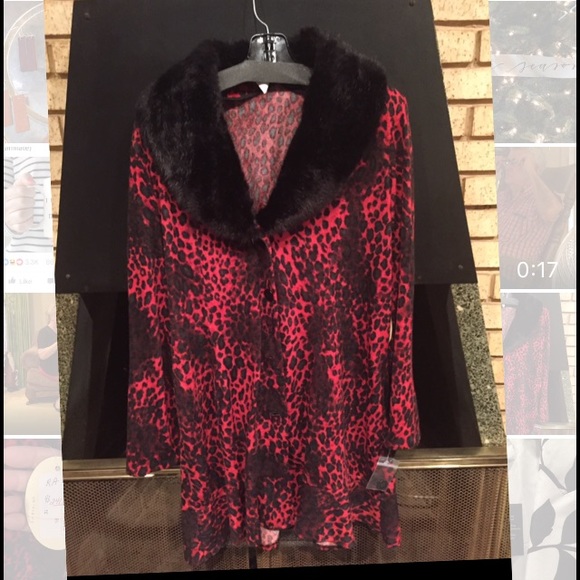 SASSY!!Button down tunic length sweater
