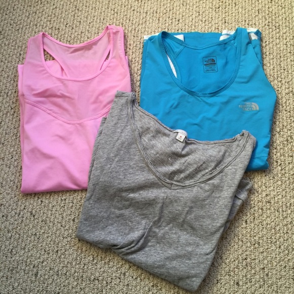 North face and Hind workout shirts - Picture 1 of 4