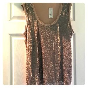 Sequin Tank Top