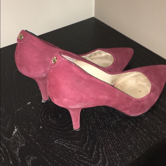 Maroon burgundy heels
