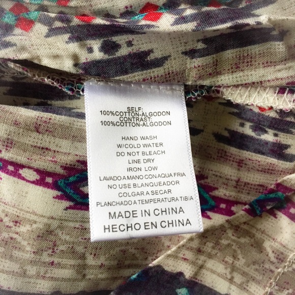 Ethnic Print Kimono Woven Top - Picture 3 of 3
