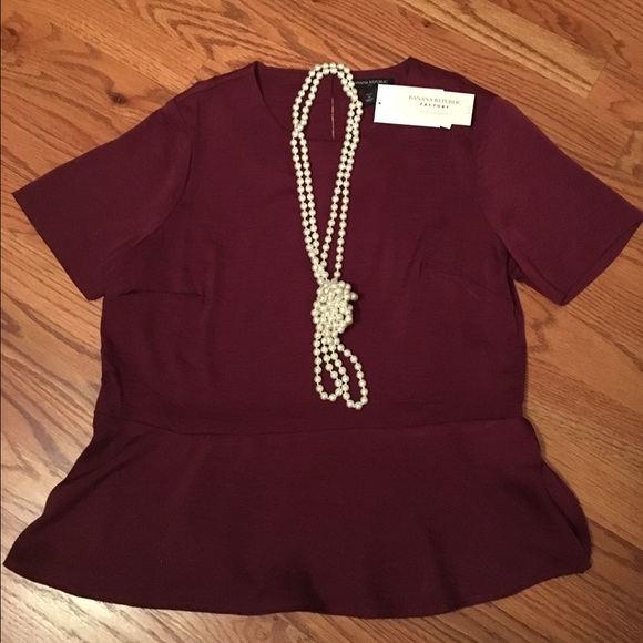 Peplum blouse