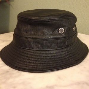 Leather Bucket Hat