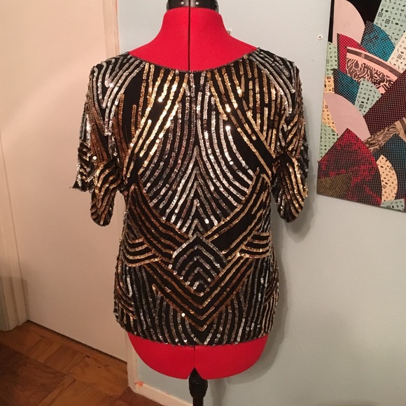 Vintage sequined top - Picture 2 of 2