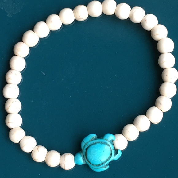 🌊 surf sea turtle 🐢 natural stone bracelet🌼 - Picture 4 of 4
