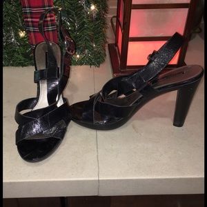 Black strappy sandals