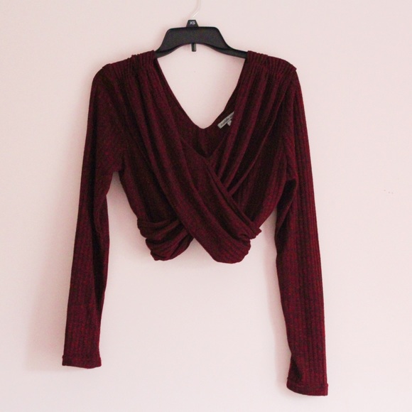 Charlotte Russe Sweater–Crop Top