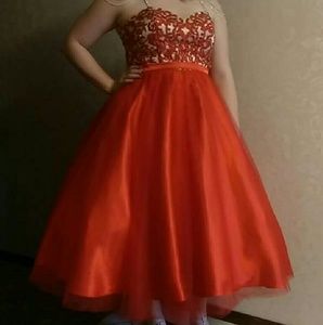 Rachel Allen T length prom dress