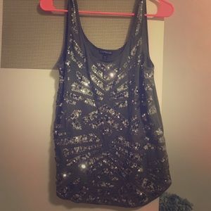 Sequined tank