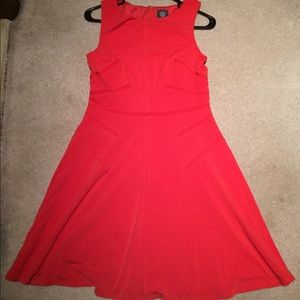Vince Camuto coral orange dress size 6