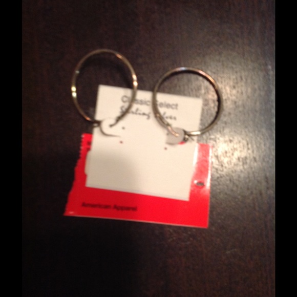 SALE AA sterling silver hoops! 💕💗 - Picture 2 of 3