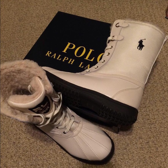 Polo Ralph Lauren "Toranto" Boot -Off White (NWB)