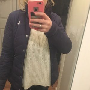 JACK WILLS navy quilted jacket size US 4