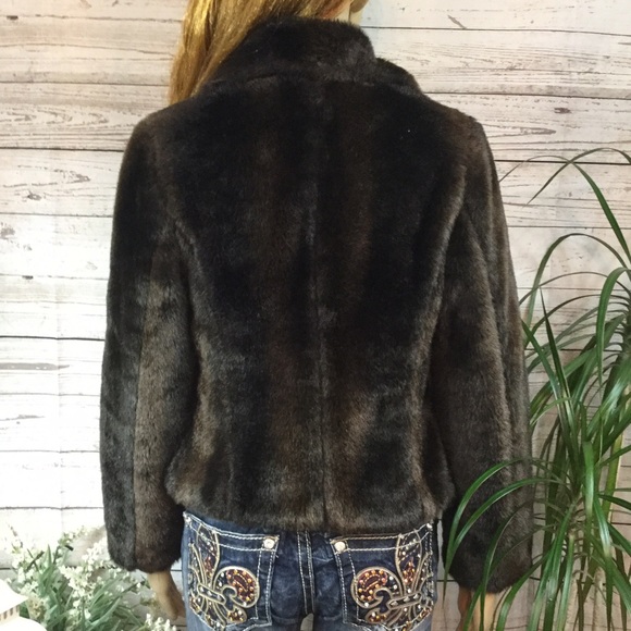 ANN TAYLOR WARM FAUX MINK - Picture 3 of 4